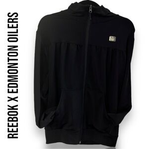 New rare Edmonton oilers. Reebok zip jacket​